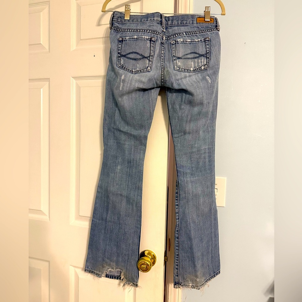 Abercrombie ripped jeans